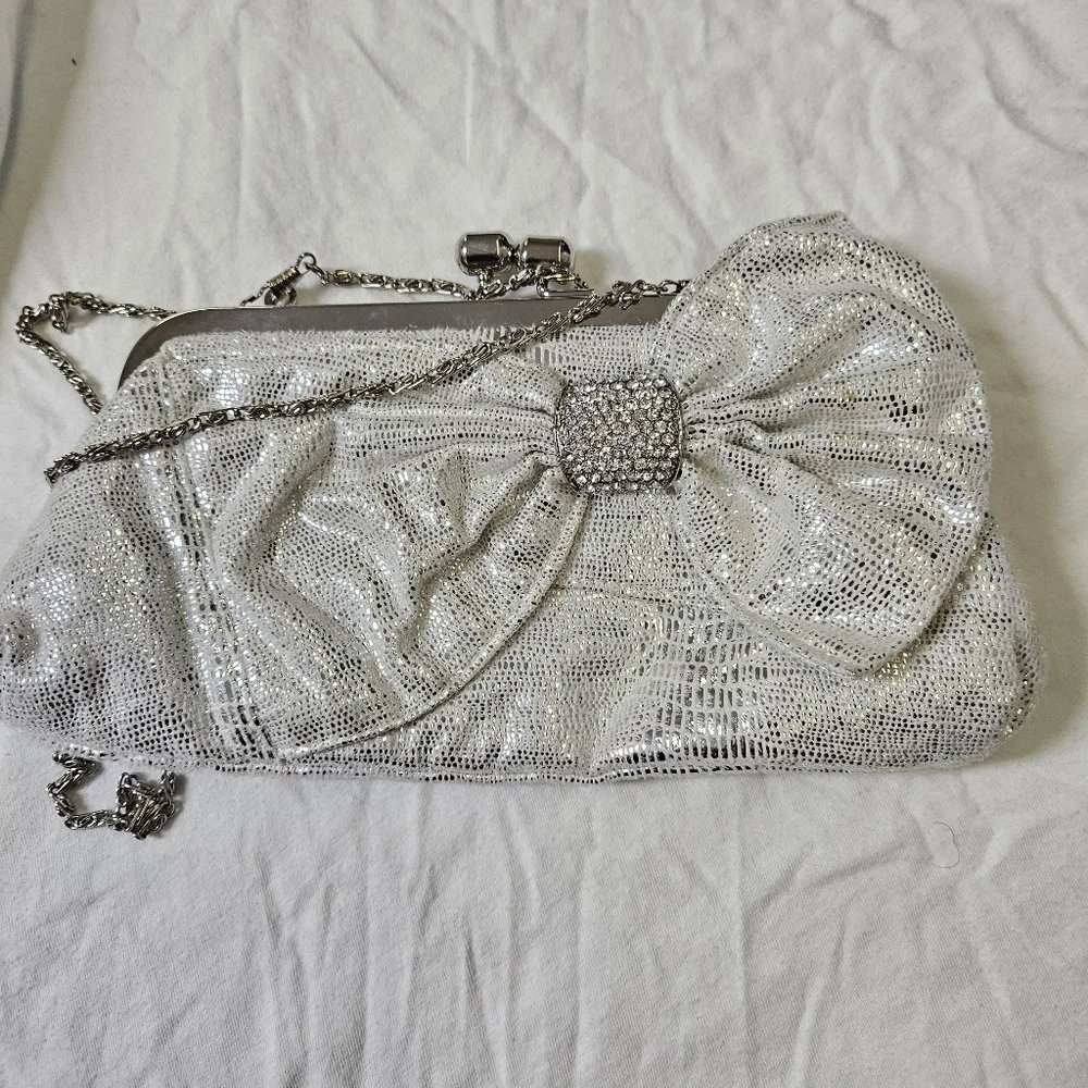 Elegant Silver Clutch Bag - Picture 11 of 13